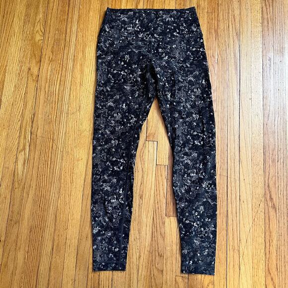 Lululemon Leggings Womens 8 Wunder Under HR Tight Luxtreme LW5BT4S Black - Picture 1 of 9